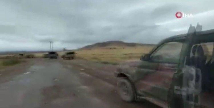 Ermenistan ordusu araçlarını bırakıp kaçtı