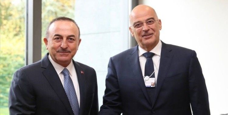 Dışişleri Bakanı Çavuşoğlu, Yunan mevkidaşıyla bir araya geldi