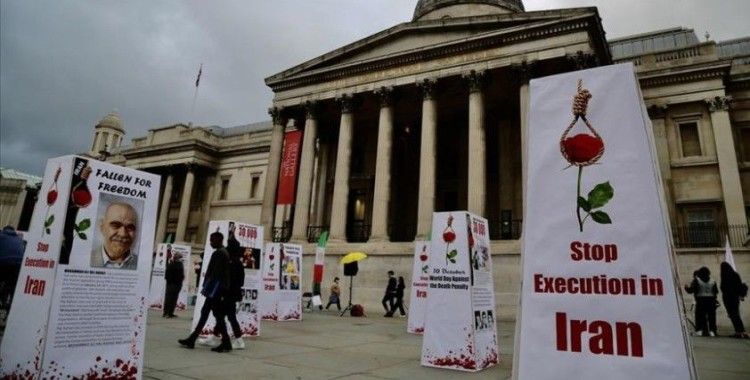 İran'daki idamlar Londra'da protesto edildi