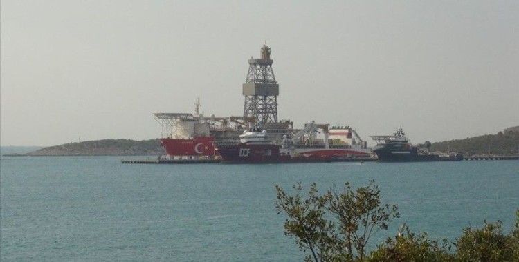 Kanuni sondaj gemisinin Mersin'deki 'molası' tamamlandı