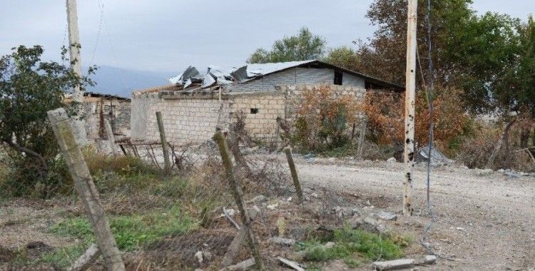 Ermenistan'ın saldırdığı Terter'deki köyler ilk defa görüntülendi