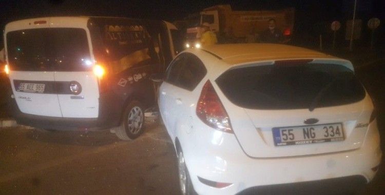 Bafra'da kaza: 3 yaralı