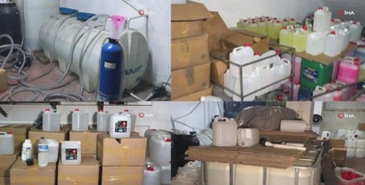 İstanbul'da operasyonlarda toplam 15 ton sahte alkol ele geçirildi