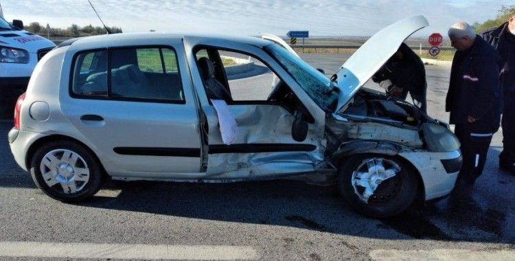 Lüleburgaz'da kaza: 1 yaralı