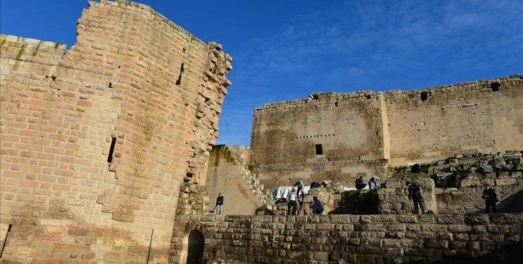 9 asırlık Harran Sarayı'nın ana kapısı gün yüzüne çıkarıldı
