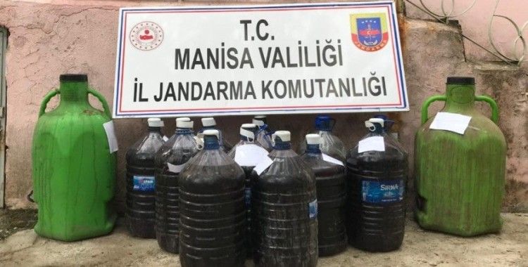 Manisa’da 20 ton sahte içki ele geçirildi