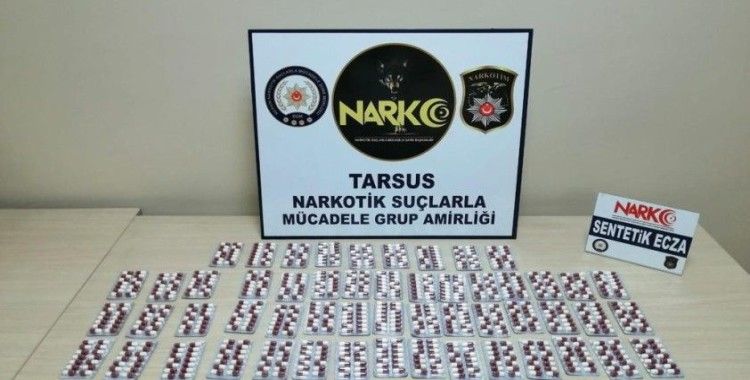 Tarsus'taki uyuşturucu operasyonunda yakalanan 2 kişi tutuklandı
