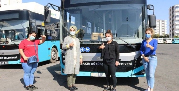 Diyarbakır’ın kadın otobüs şoförleri iş başında