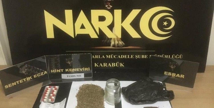 Karabük'te uyuşturucu operasyonunda 1 kişi tutuklandı