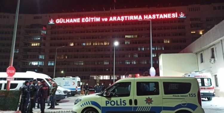 Başkent'te hastaneye taşlı saldırı: 20 gözaltı