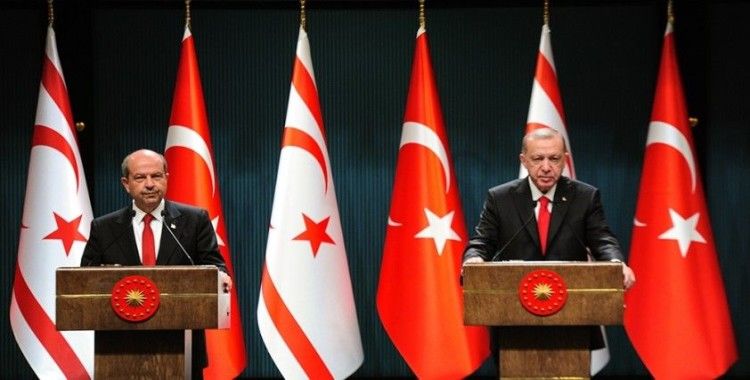  Erdoğan-Tatar ortak basın toplantısı