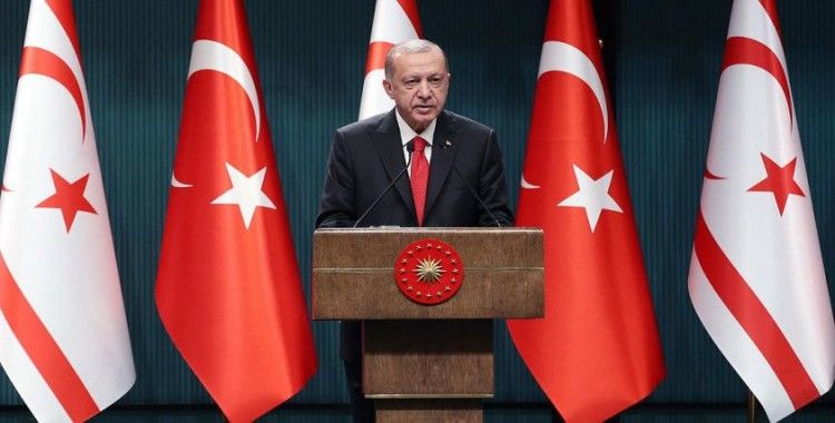 Cumhurbaşkanı Erdoğan: Türk tarafı Kıbrıs'ta adil, kalıcı ve sürdürülebilir bir çözümden yanadır