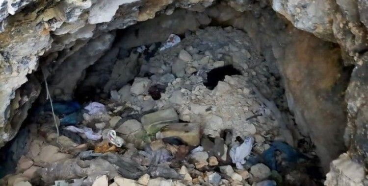 Tunceli'de teröristlerin kullandığı 1 mağara ve 1 sığınak imha edildi