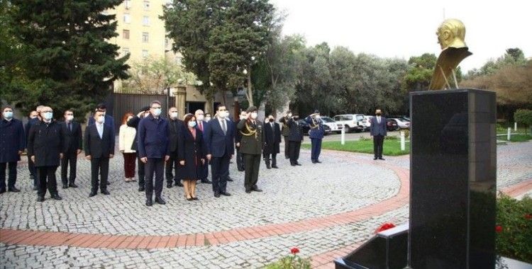 Büyük Önder Atatürk Azerbaycan'da anıldı