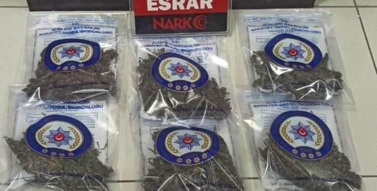 Kastamonu'da 776 gram uyuşturucu ile yakalanan şahıs gözaltına alındı