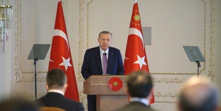 Cumhurbaşkanı Erdoğan TİM heyeti kabulü devam ediyor
