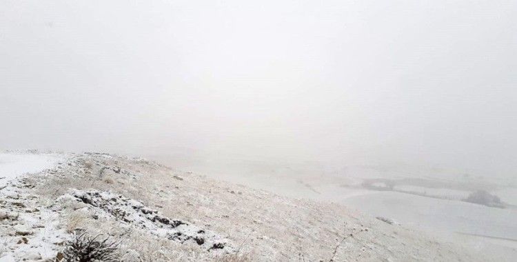 Kop Dağı geçidinde kar ve sis etkili oluyor