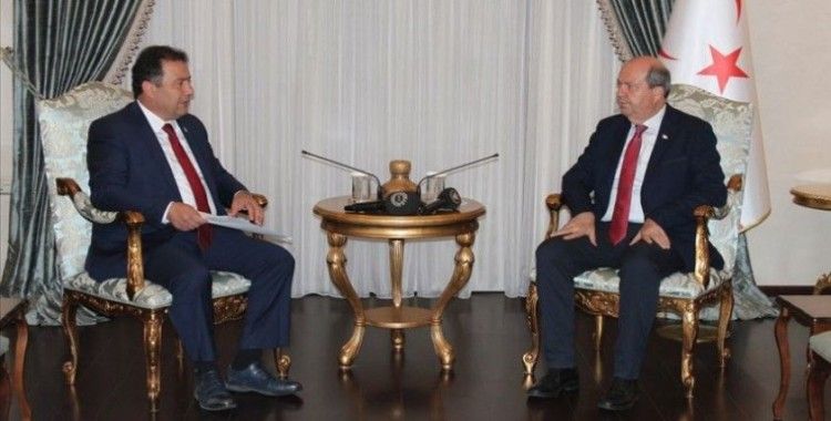 KKTC'de Saner hükümet kurma görevini Cumhurbaşkanı Tatar'a iade etti