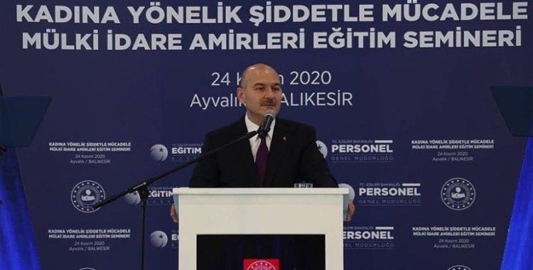 Bakan Soylu: Türkiye, AK Parti hükümetleriyle birlikte kadına şiddet konusunda samimi bir gayret ortaya koymuştur