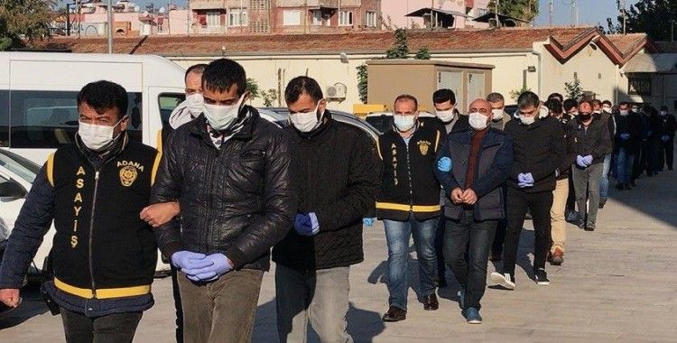 Adana'da 28 firari hükümlü şafak operasyonuyla yakalandı