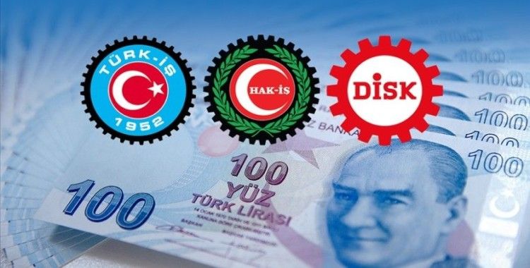 Türk-İş, Hak-İş ve DİSK'ten ortak asgari ücret açıklaması: İnsan onuruna yaraşır bir geçim ücreti tespit edilmeli