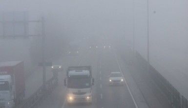 Kocaeli'de yoğun sis etkili oluyor