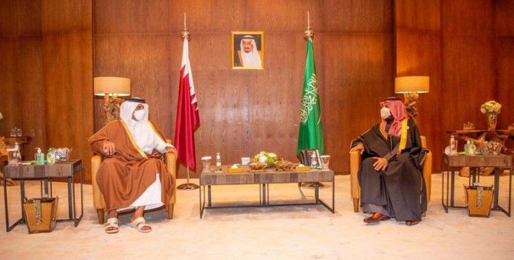 Suudi Arabistan Veliaht Prensi Selman, Katar Emiri Al Sani ile görüştü