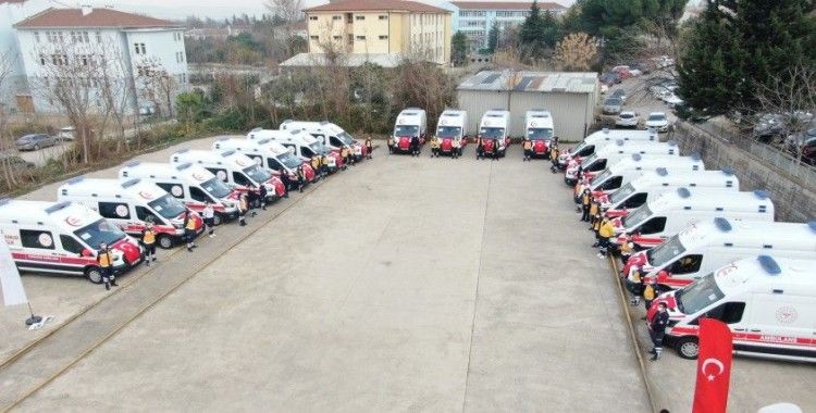 Bursa'ya 18 yeni ambulans