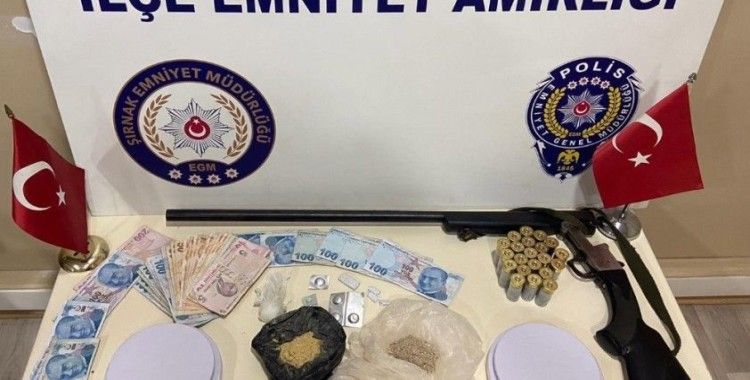 Şırnak'ta uyuşturucu ve kaçakçılık operasyonu: 60 gözaltı