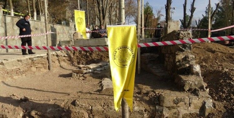 Diyarbakır'da Sultan 1'inci Kılıçarslan'ın mezar aramalarında kalıntılar bulundu