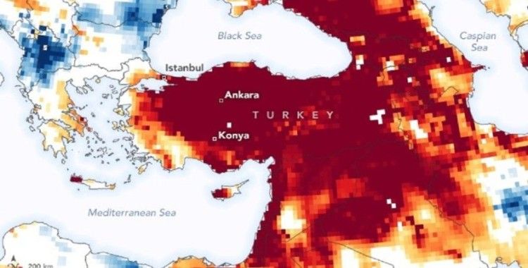 NASA’dan Türkiye’de kuraklık uyarısı