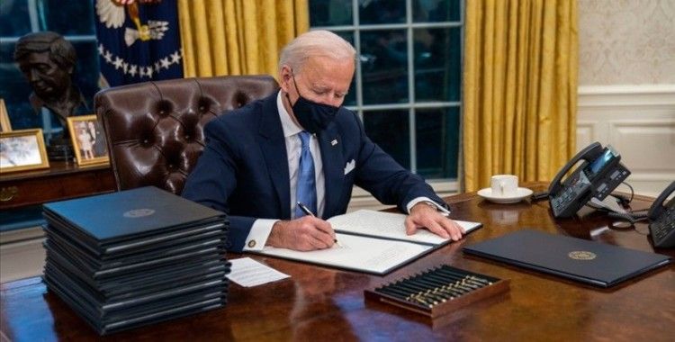 ABD Başkanı Biden Kovid-19'dan en fazla etkilenen kesimlere yönelik 2 kararname imzaladı