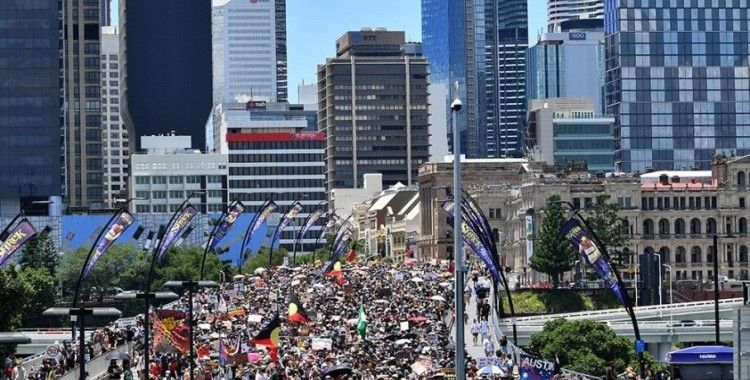 Avustralya Günü kutlamalarında yerlilerden protesto