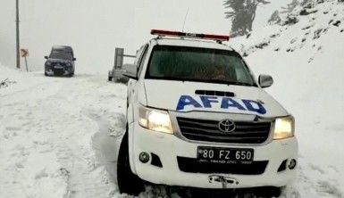 AFAD'ın zorlu kış mesaisi sürüyor