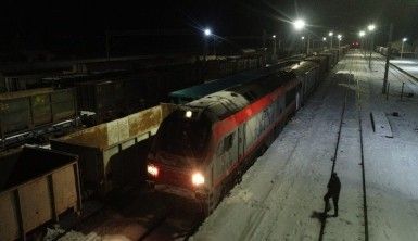 Çin ve Rusya'ya giden ihracat treni Sivas'ta
