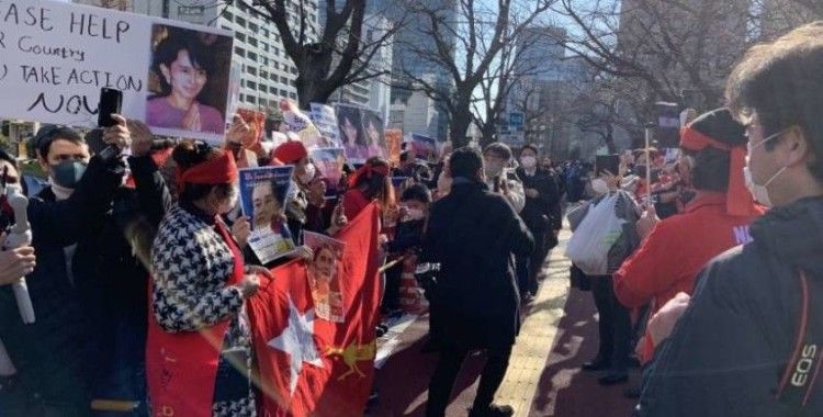 Myanmar'daki askeri darbeye Japonya'da tepkiler dinmiyor