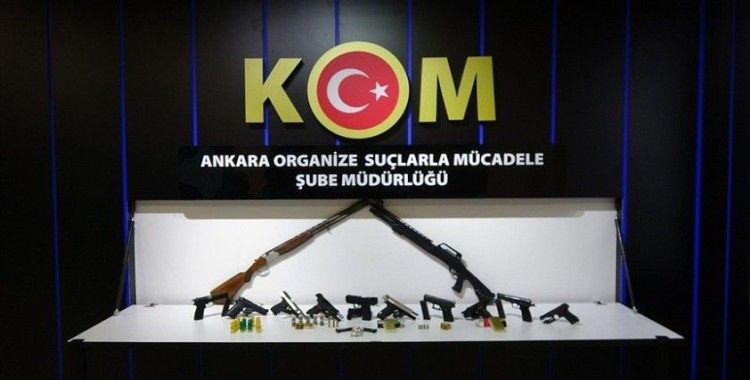 Esnafı silah zoruyla tehdit edip haksız kazanç sağlayan suç örgütüne Ankara merkezli operasyon: 20 gözaltı