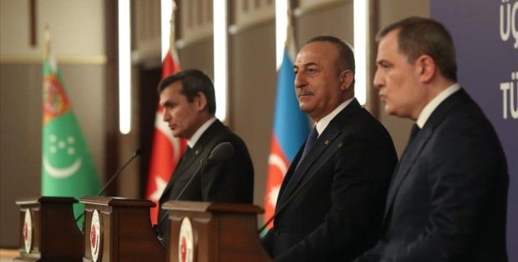 Türkiye-Azerbaycan-Türkmenistan Üçlü Dışişleri Bakanları 5. Toplantısı'nın ardından ortak bildiri imzalandı