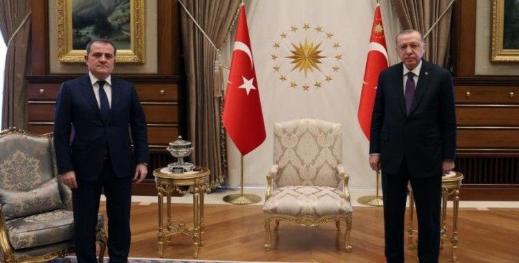 Cumhurbaşkanı Erdoğan, Azerbaycan Dışişleri Bakanı'nı kabul etti