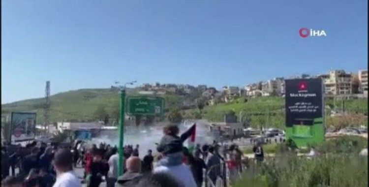 İsrail polisinden şiddet olaylarını protesto eden Filistinlilere müdahale: 11 yaralı