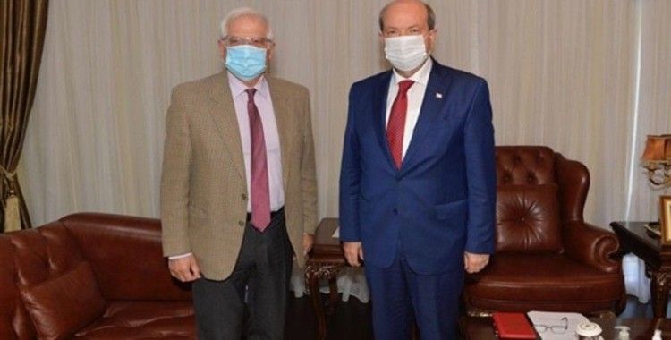 KKTC Cumhurbaşkanı Tatar, AB Yüksek Temsilcisi Borrell ile görüştü