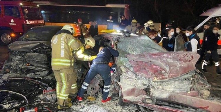 Sarıyer'de feci kaza: 2 yaralı