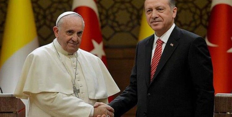Papa'dan Cumhurbaşkanı Erdoğan'a telgraf