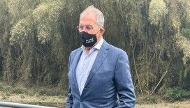 Rusya Dışişleri Bakanı Lavrov, 'FCKNG QRNTN' maskesiyle görüntülendi