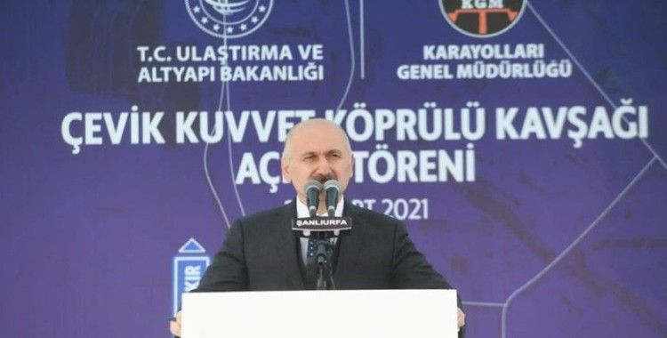 Bakan Karaismailoğlu, Ceylanpınar-Kızıltepe karayolunun temel atma törenine katıldı