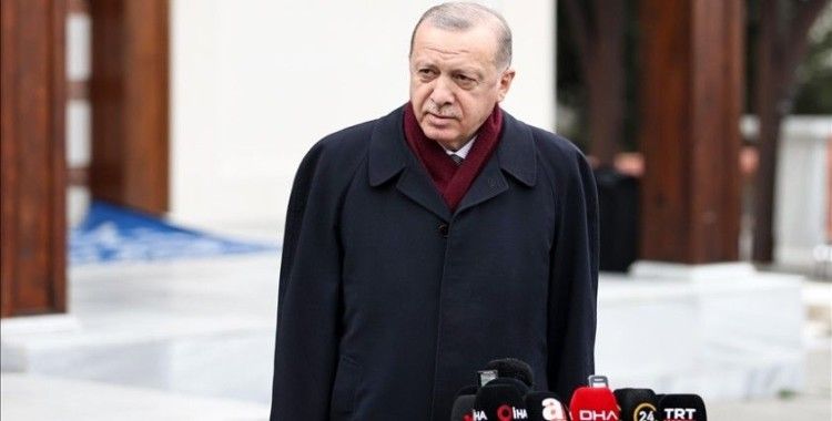 Cumhurbaşkanı Erdoğan: Aşılama çalışmalarını mayıs-haziran gibi bitirmeyi ve yaza huzurlu girmeyi temenni ediyoruz