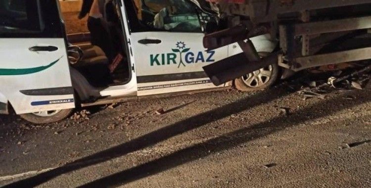 Kırşehir'de kaza 2 yaralı