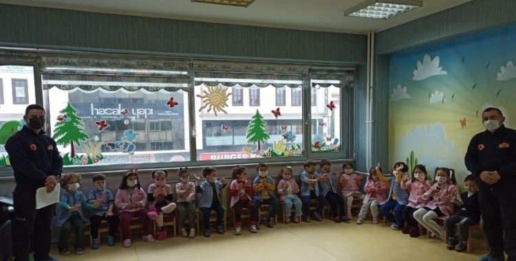 Kastamonu'da çocuklara afet eğitimi