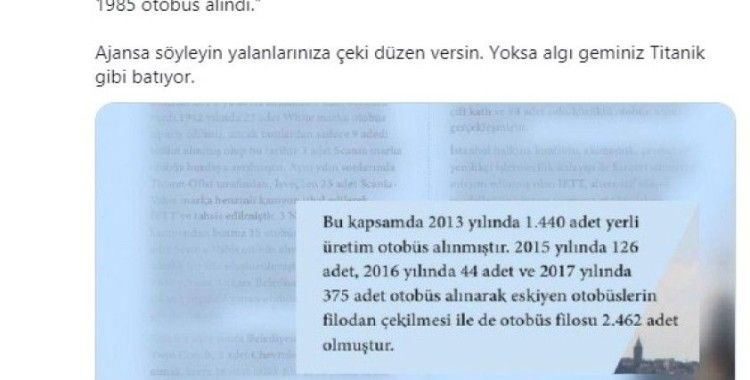  Osman Nuri Kabaktepe’den Ekrem İmamoğlu’na yanıt: “Algı geminiz Titanik gibi batıyor”