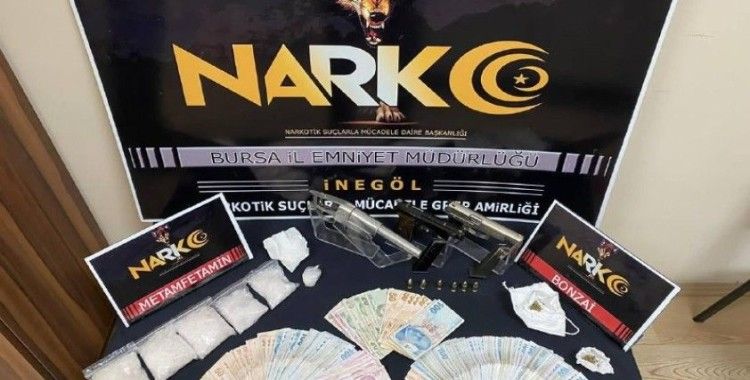 İnegöl'de uyuşturucu operasyonu: 3 kişi tutuklandı